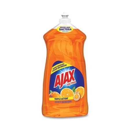 Colgate-Palmolive Ajax, Dish Detergent, Liquid, Antibacterial, Orange, 52 Oz, Bottle 49860